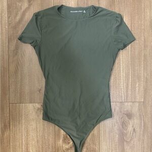 Abercrombie & Fitch Olive Bodysuit Size XS
